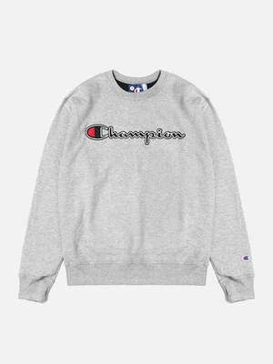 (GF88H) 파워블렌드 스크립트 자수 맨투맨 OXFORD GREY