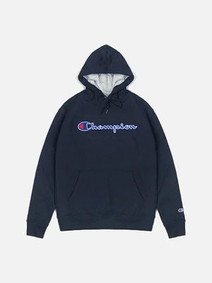 (GF89H) 파워블렌드 스크립트 자수 후드티 NAVY