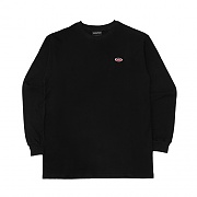 OVAL LONG SLEEVE T SHIRT-BLACK