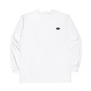 OVAL LONG SLEEVE T SHIRT-WHITE