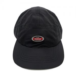 OVAL 5 PANEL HAT-BLACK