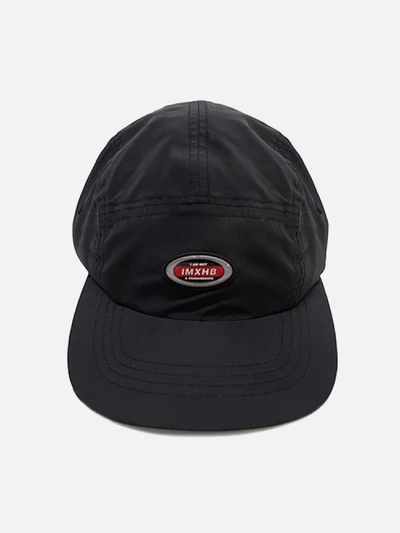 OVAL 5 PANEL HAT-BLACK