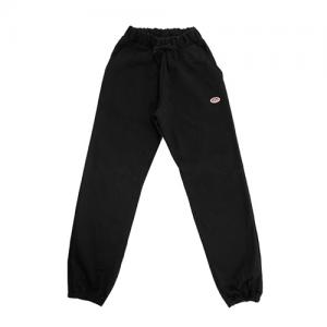OVAL SWEATPANTS-BLACK