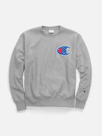 (GF70) 리버스위브 서블리메이티드 C로고 맨투맨 OXFORD GREY