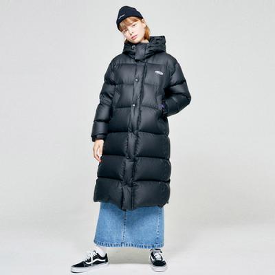 CIRCLE DOWN LONG PADDING HA [BLACK]