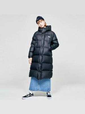 CIRCLE DOWN LONG PADDING HA [BLACK]