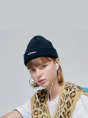 BEANIE HAT HA [BLACK]