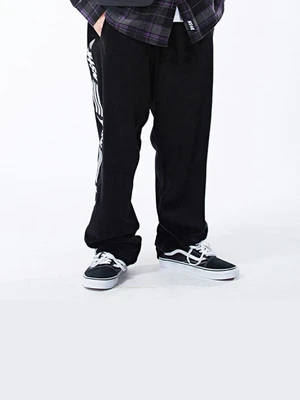 NSTK VELOURS PANTS BLACK