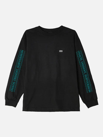 (164901859) UNDERSTANDING LONG SLEEVE TEE-BLK