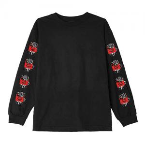 (164901864) FINAL EMBRACE LONG SLEEVE TEE-BLK