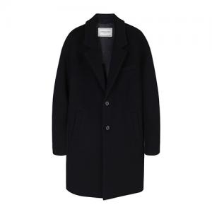 JOHANSSON OVERSIZED COAT-BLACK