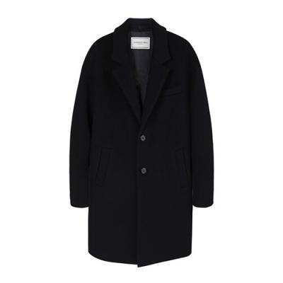 JOHANSSON OVERSIZED COAT-BLACK
