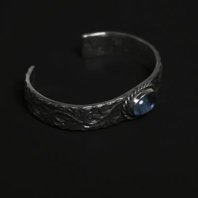 Blue Topaz Cuff Bracelet