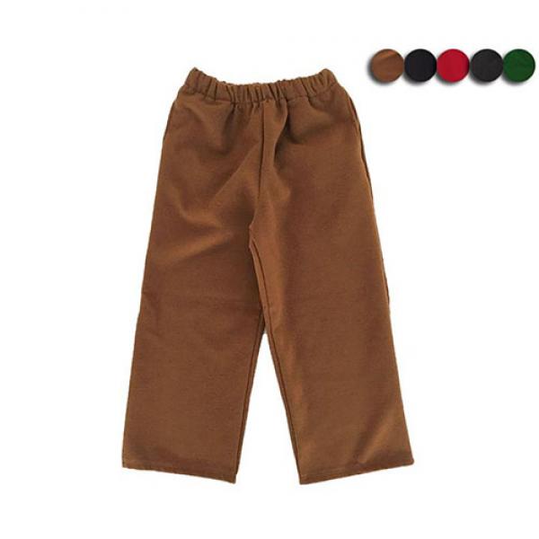 MELTON WOOL OVER WIDE PANTS(5COLOR)*