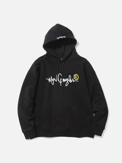 (HD01) M/G COPYRIGHT LOGO HOODIE_BLACK