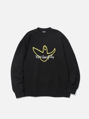 (MG1901CR03) ANGEL LOGO CREWNECK_BLACK