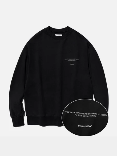 [ISVT23] NEW LOCATION CREWNECK IS [BLACK]