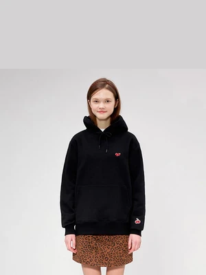 SMALL CHERRY HOODIE IS [BLACK]