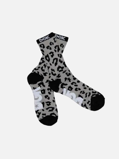[DGK] FASTLIFE CREW SOCKS-GRY/BLK