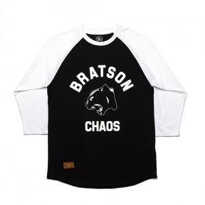 CHAOS RAGLAN-BLACK