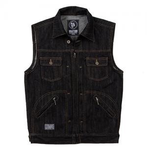 DENIM VEST_BLACK