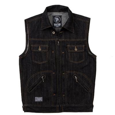 DENIM VEST_BLACK