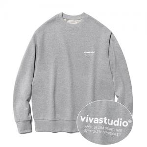 [ISVT20] LOCATION LOGO CREWNECK IS [MELANGE]