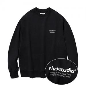 [ISVT20] LOCATION LOGO CREWNECK IS [BLACK]