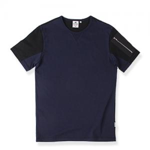 [LOMORT] LOMORT ZIP POCKET TEE-NAVY