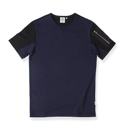 [LOMORT] LOMORT ZIP POCKET TEE-NAVY