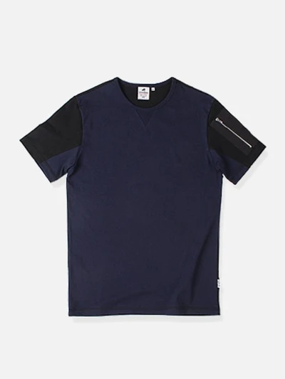 [LOMORT] LOMORT ZIP POCKET TEE-NAVY