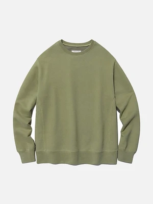 [ISVT21] DYED COLOR CREWNECK IS [BEIGE]