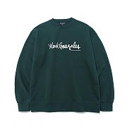 (CR05) M/G LOGO CREWNECK GREEN