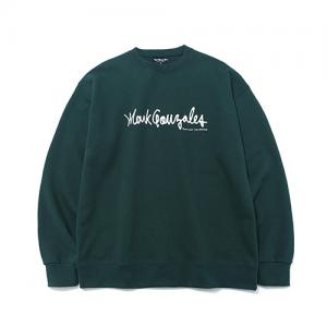 (CR05) M/G LOGO CREWNECK GREEN