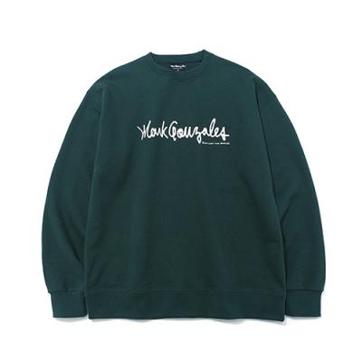 (CR05) M/G LOGO CREWNECK GREEN