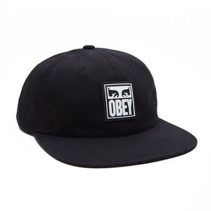 (100580188) 배니시 6패널 스냅백 BLK