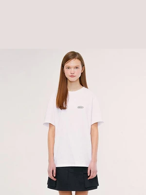 CIRCLE LOGO T-SHIRTS IS [WHITE]