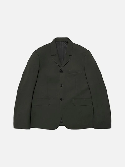 [ISVJ20] BLAZER JACKET IS [KHAKI]