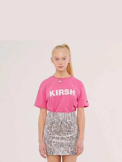 KIRSH LOGO T-SHIRTS IS [PINK]
