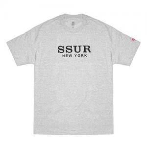 SSUR LOGO TEE-GRY