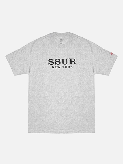 SSUR LOGO TEE-GRY