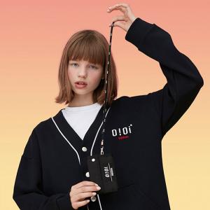 LOGO PATCH WALLET(랜야드포함)-BLACK