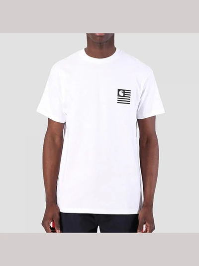 (I026409) STATE PATCH T-SHIRT-WHITE