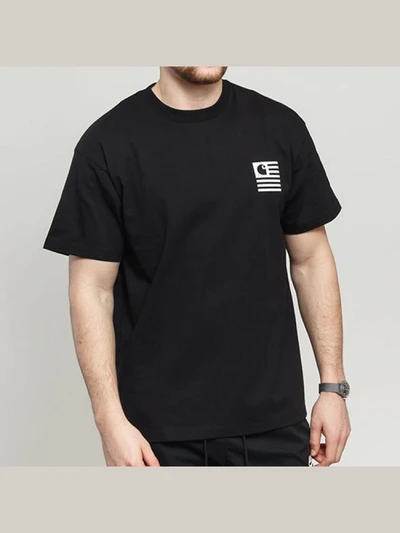 (I026409) STATE PATCH T-SHIRT-BLACK