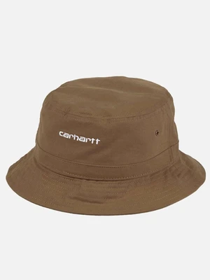 (I026217) SCRIPT BUCKET HAT-HAMILTON BROWN/WHITE