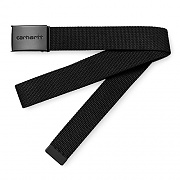 (I020451) CLIP BELT TONAL-BLACK