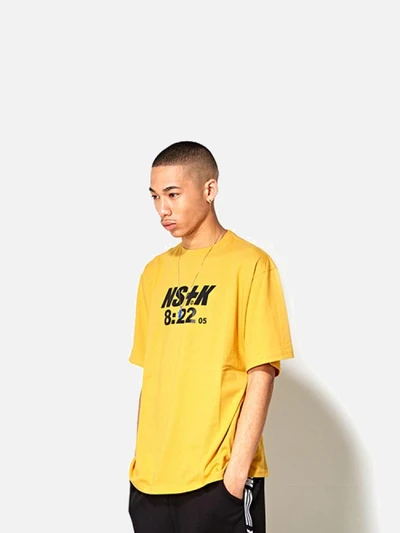 NSTK 822 SPLIT TEE YELLOW