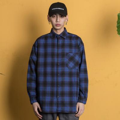 Archive flannel shirts (blue)
