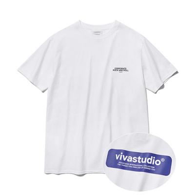 [ISVT01] BOX LOGO SHORT SLEEVE IS [WHITE]