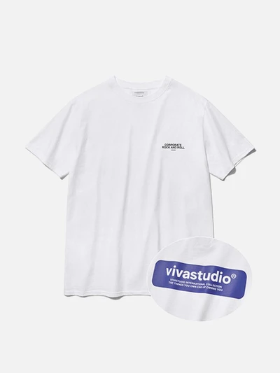 [ISVT01] BOX LOGO SHORT SLEEVE IS [WHITE]